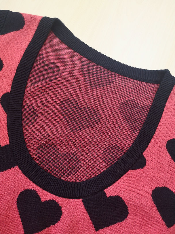 KNIT HEART TANK TOP 12GG 2/28 60%COTTON 40%ACYRLIC